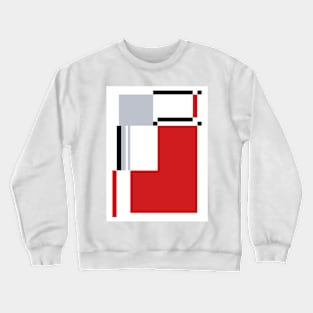 Red Abstract #02 Crewneck Sweatshirt